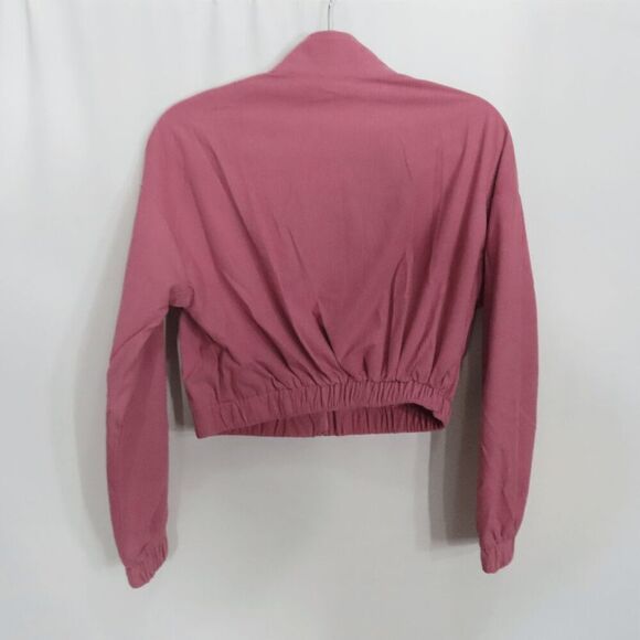 Area Stars Mauve Waffle Knit Crop Jacket Medium - Picture 2 of 5